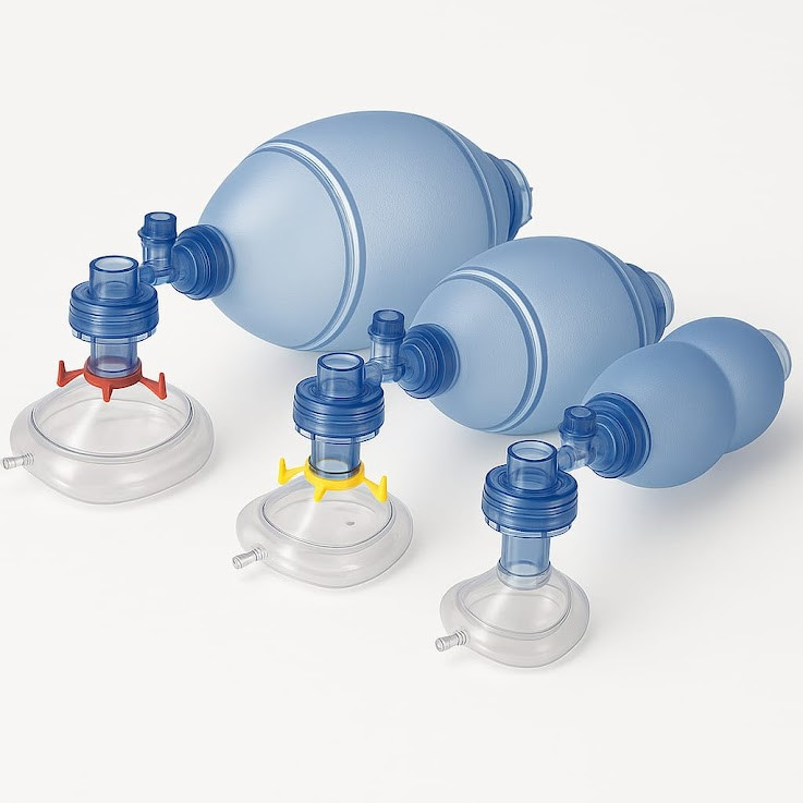 Ambu bag  Adultt 2P   Pediatric 2P  Neonatal 1P